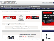 Tablet Screenshot of hifi-lautsprecher.com